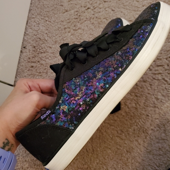 sequin keds